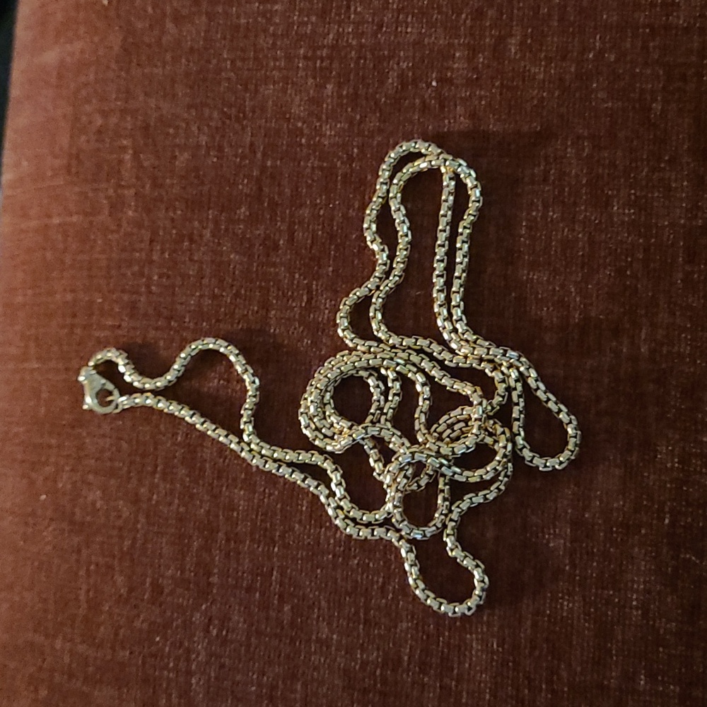 36in rose gold David Yurman box chain